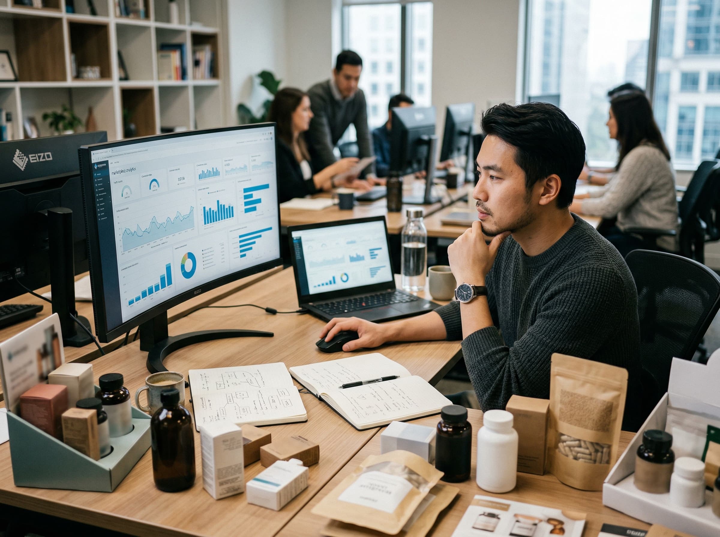 Asian ecommerce specialist optimizing Amazon marketplace performance for a health and wellness brand